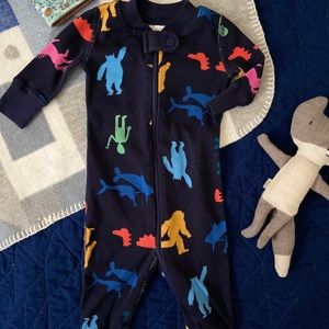 Hanna Andersson Monsters Romper 0-3